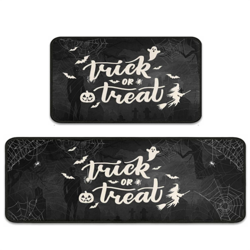 クロスボーダーアメリカハロウィンフロアマットキッチンカバー吸水性と吸油性フットマット玄関エントランスノンスリップ防汚ドアマット卸売|undefined