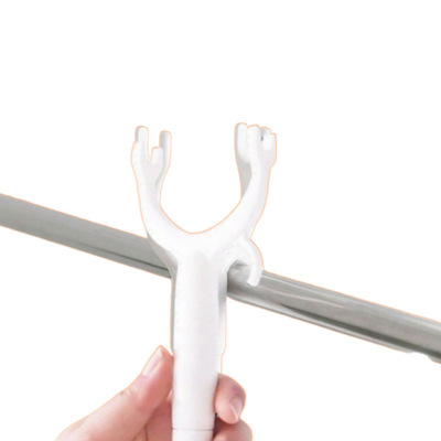 新款撑衣杆家用晾衣杆便宜宿舍阳台衣叉挂取衣杆晾衣叉杆不可伸缩