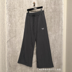 高品質の秋冬のトレンディなパリBクラシック刺繍ルーズカジュアルパンツ、カップルスタイル、快適でスリムなストレートレッグ
