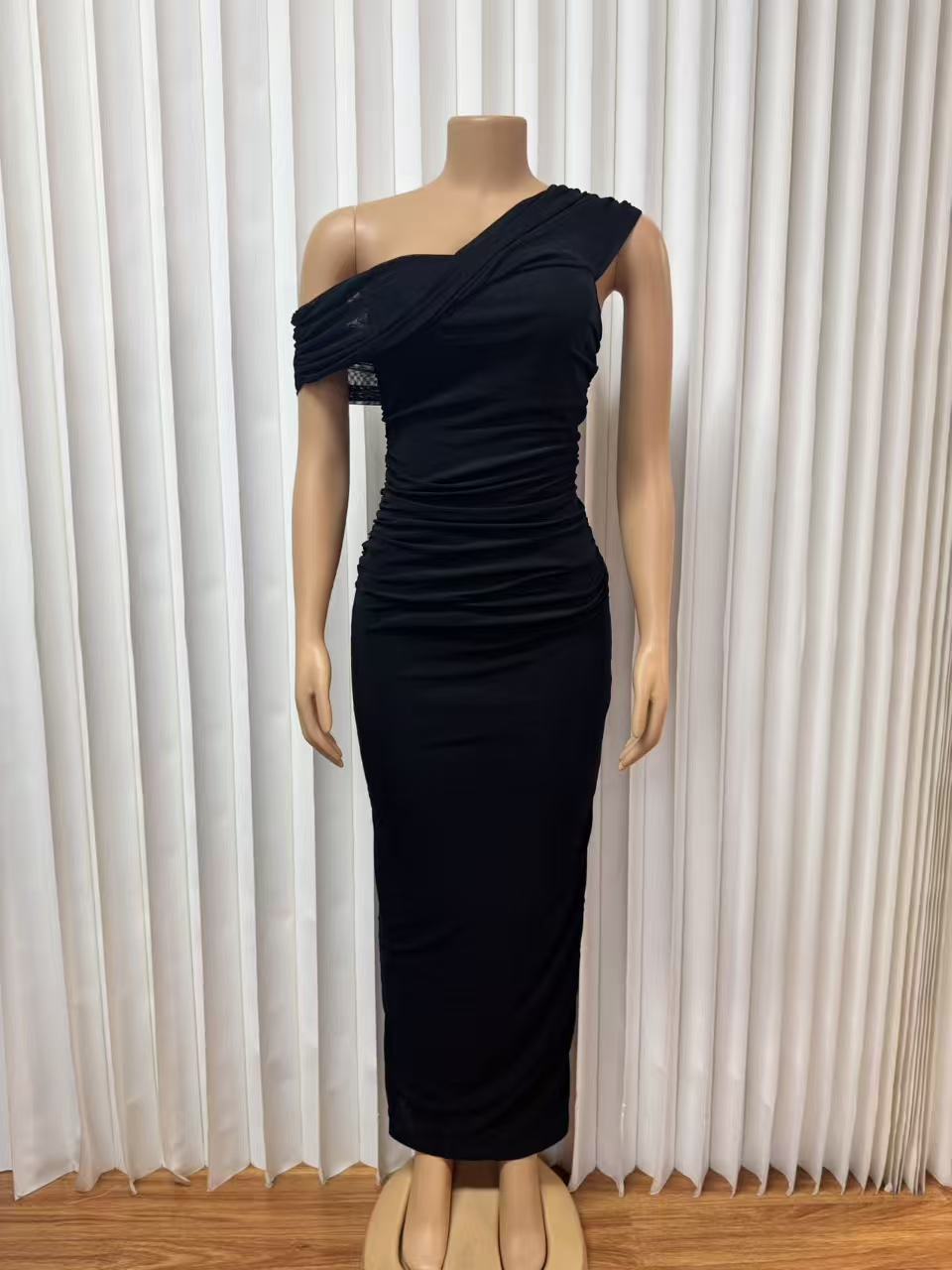 Summer Sexy Elegant Backless Slit High Waisted Evening Dress For Women Style Banquet Dress_ecoleips.com