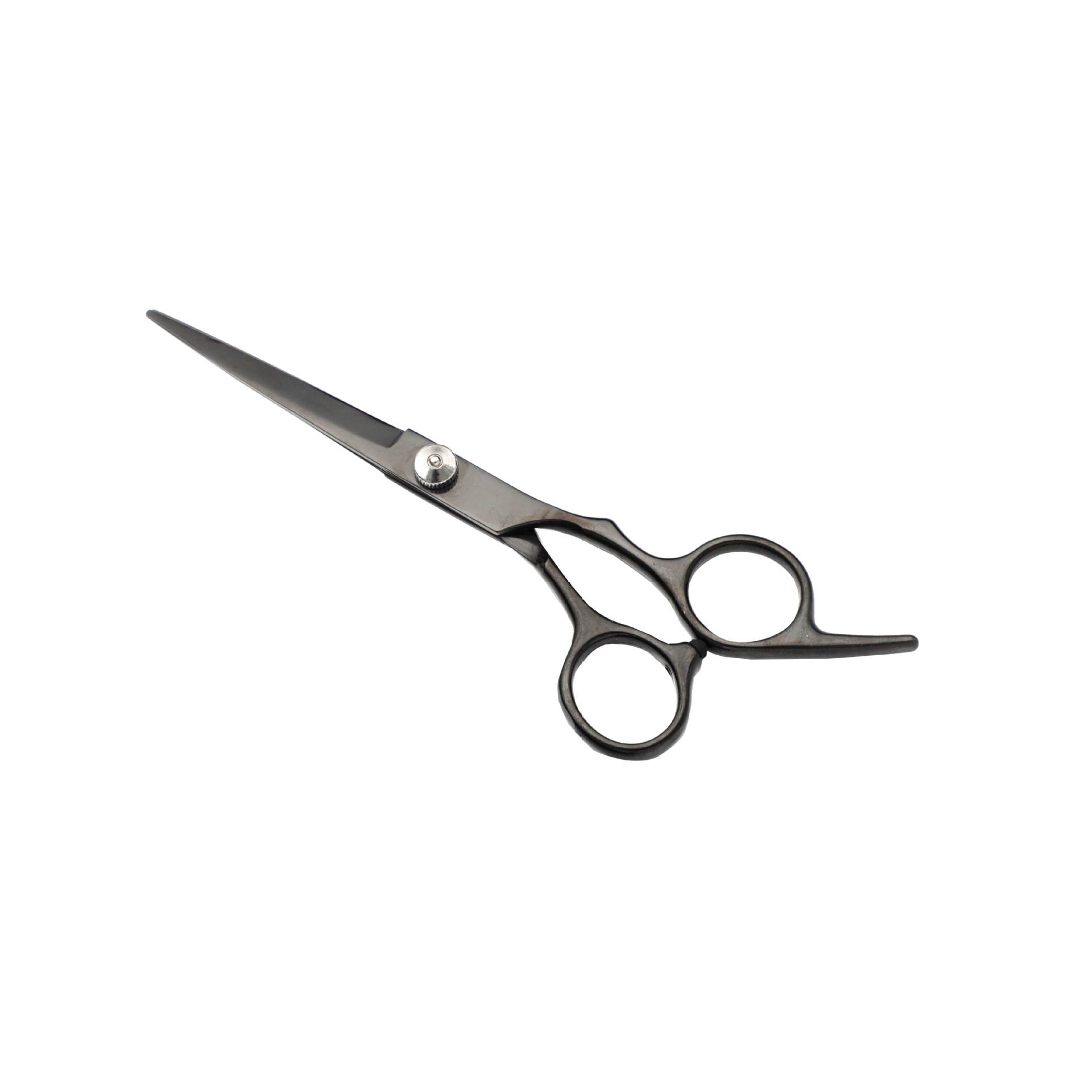 Tijeras de peluquería de acero inoxidable, juego de tijeras de peluquería de oro negro de 6 pulgadas, tijeras planas, tijeras de adelgazamiento, tijeras de corte