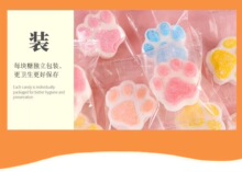 网红动物造型可爱卡通棉花糖散装批发手工猫爪创意软糖果儿童零食
