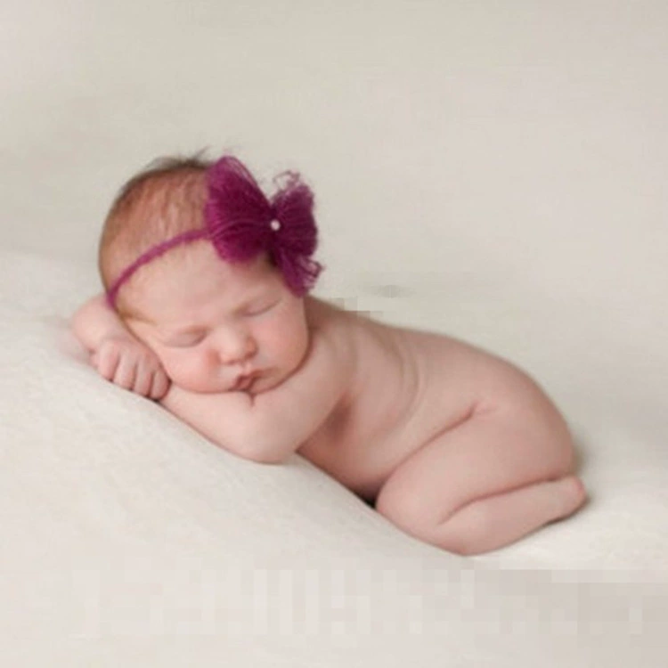 Photography props for men and women girl's, headband pearl with bow, children's hair accessory, 2019, flowered