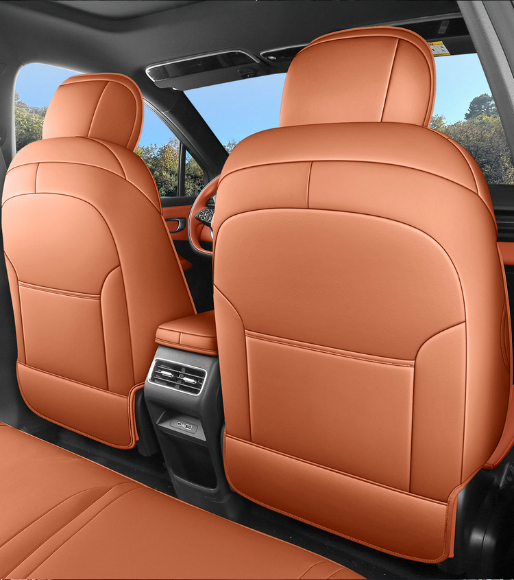 2026 new model Boyue REV car seat covers, featuring perforated leather for breathability and a full-coverage design, suitable for all seasons