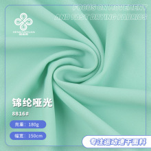 180g锦纶面料哑光莱卡经编弹力 尼龙弹力布料锦氨舞蹈服高弹面料