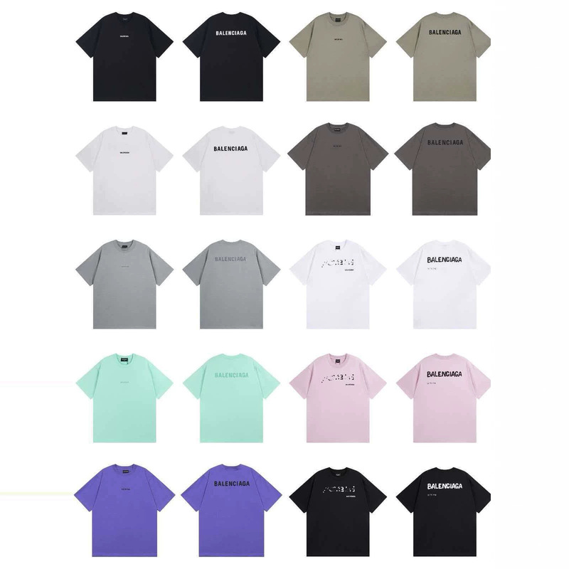 Cross-Border 26Ss Spring/Summer Premium Edition Paris-Style Classic Letter Logo Embroidery and Printing Craftsmanship Loose Short-Sleeve T-Shirt Cross-Border 26Ss Spring/Summer Premium Edition Paris-Style Classic Letter Logo Embroidery and Printing Craftsmanship Loose Short-Sleeve T-Shirt