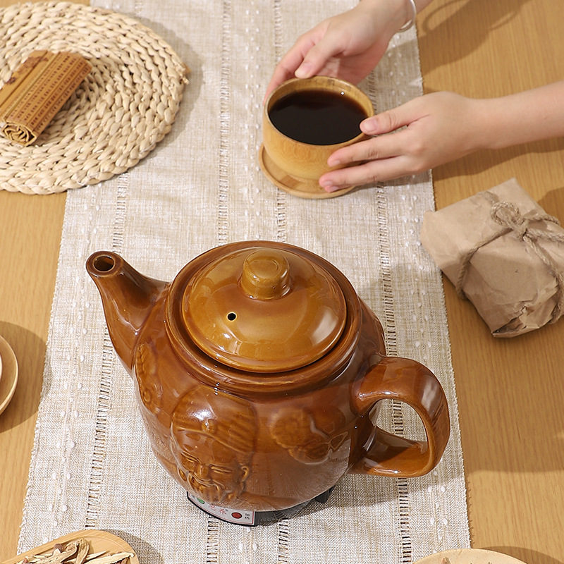 Factory wholesale decocting pot Chinese medicine pot automatic household Li Shizhen medicine pot plug-in decocting Chinese medicine casserole ceramic 3