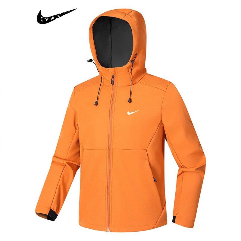 Spring and Autumn Couple Soft Shell Jacket Men's Outdoor Windproof and Waterproof Hiking Hooded Men's Mountaineering Clothing