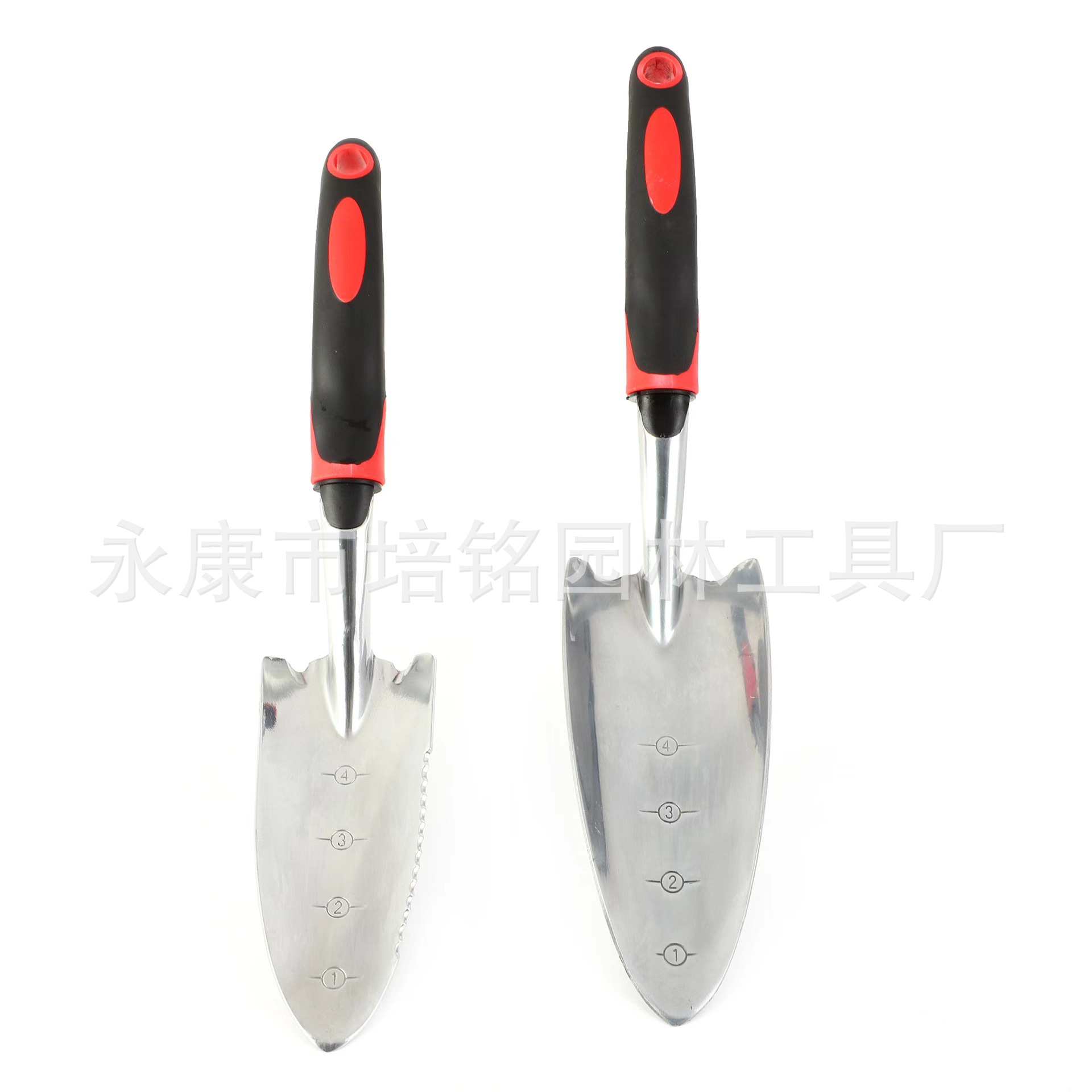 Fábrica directa transfronteriza Amazon aleación de aluminio banda de aluminio 2 piezas conjunto de herramientas de jardinería conjunto de herramientas de jardinería