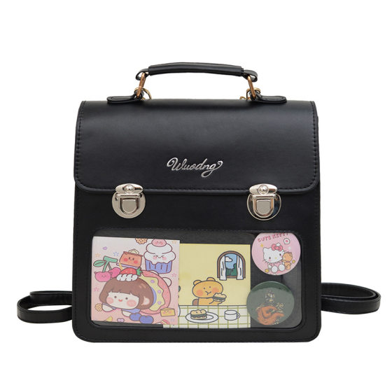 Niche All-match Bag 2023 New Fashionable Transparent Pain Bag High-grade Girl Shoulder Bag Messenger Bag for Women