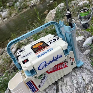 New Self-Locking Lure Fishing Box, Multi-Functional Fish Box, Bait Storage Box, Fishing Box, Large Capacity, Thickened for Sea Fishing, Available for Wholesale