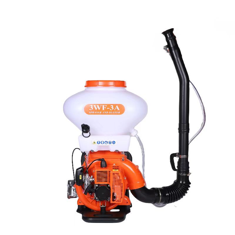 pulverizador de cuatro tiempos en stock, pulverizador de gasolina, pulverizador de polvo de mochila agrícola, desinfectante de cría