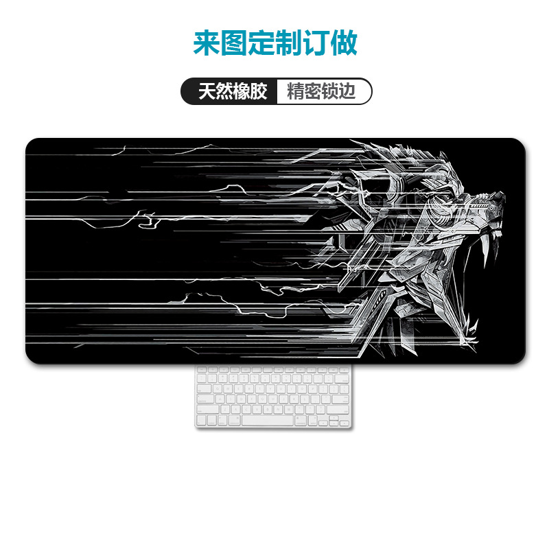 Amazon transfronteriza mapa de calor Rage bestia equipo alfombrilla de ratón de gran tamaño engrosada bloqueo escritorio de la computadora pad alfombrilla de ratón