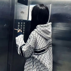 2025春秋ジャケットと帽子の新型カップルジャカードカーディガン