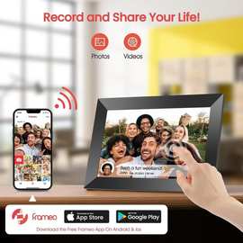 跨境爆款10.1寸Frameo云相框 Wifi云相册触摸视频播放器远程推送