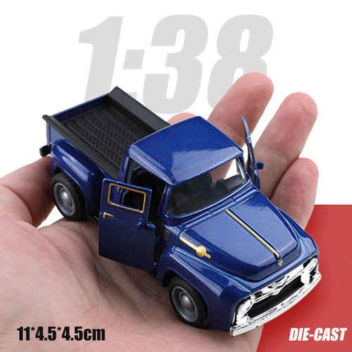 Classic Vintage Truck Alloy Car Model for Kids Cross-Border on TEMU