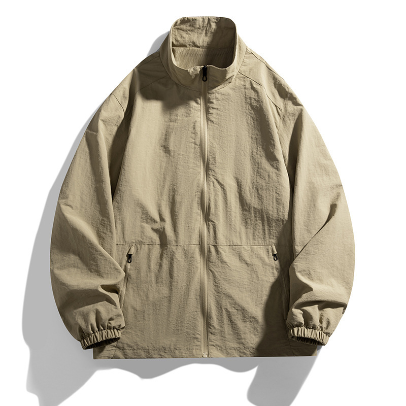 立领棒球服风衣美式飞行员夹克jacket春秋季潮牌男士夹克外套定制|undefined