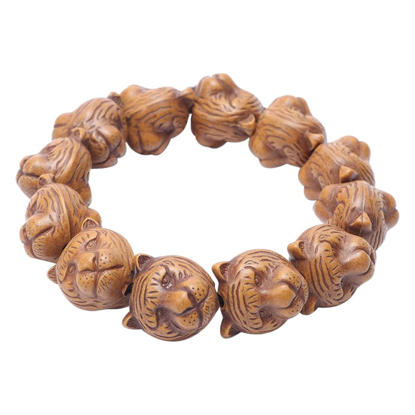 Double-Sided Tiger Head Bracelet, Creative Retro Travel Gift, Yiwu Wholesale Bracelet Jewelry, Handmade Creative Retro Style