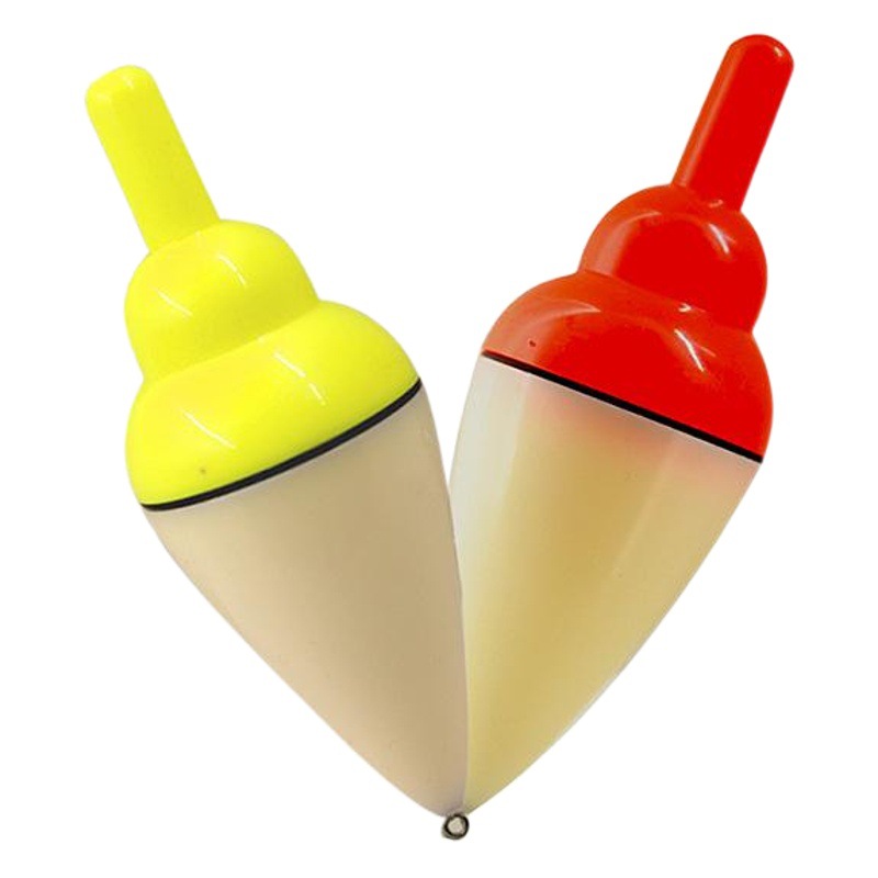 Floating fishing silver carp big belly float long shot bite hook bright long bright electronic float red flag float electronic luminous float bite hook color changing Bright