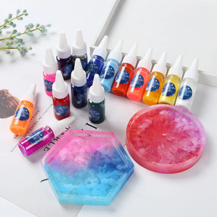 �ʸ�diyˮ�����zɫ���{ɫ���z10ml͸ɫˮ����ɫ��diy͸��