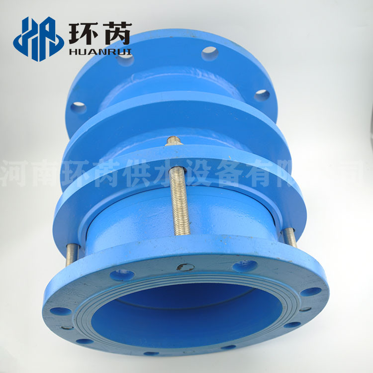 B2F型碳钢松套法兰传力伸缩节DN100管路补偿器双法兰限位伸缩接头