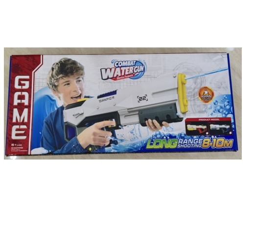 Cañona de agua eléctrica transfronteriza juguete para niños al aire libre guerra de agua auto-aspiración de alta presión pistola de rociador de agua Glock