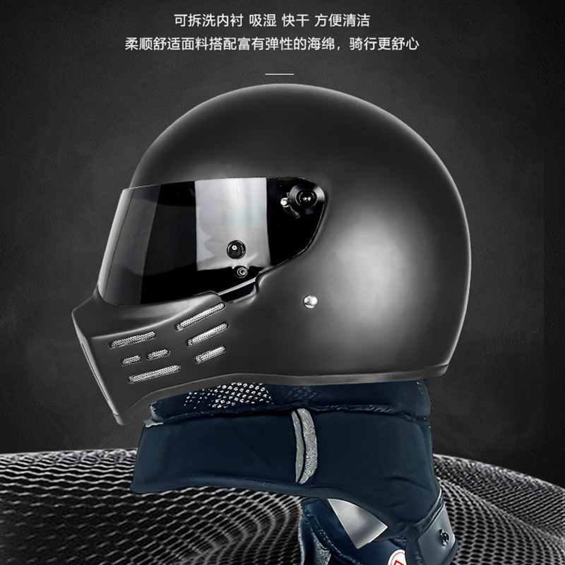 Comercio exterior retro casco completo casco de la motocicleta fábrica de crucero casco de la motocicleta Four Seasons universal entrega transfronteriza