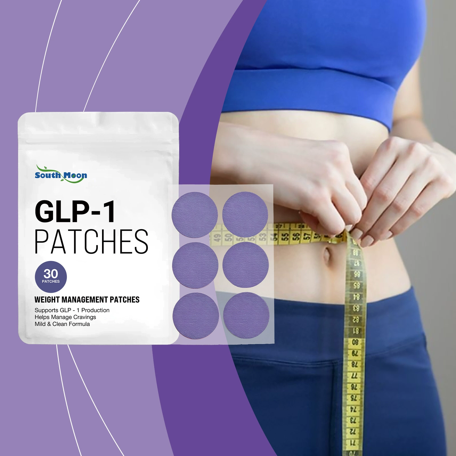 Пластырь для ухода за телом SOUTH MOON, ежедневный портативный пластырь для тела, легкий клетчатый пластырь для ухода за жизненной силой