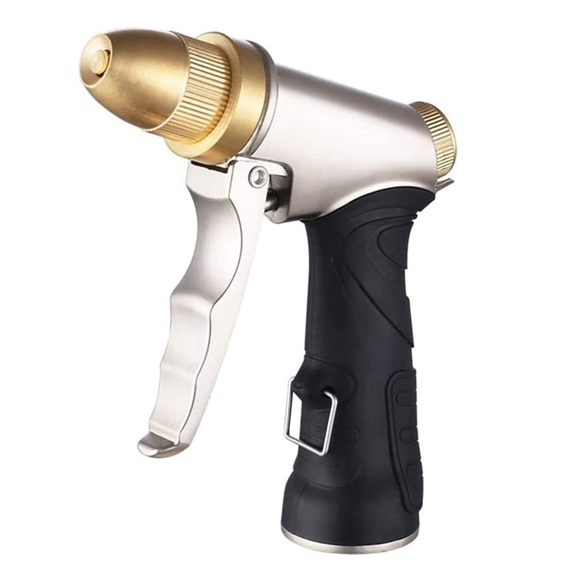 All-metal High-pressure Water Gun All-copper Nozzle Spray Car Washing Garden Lawn Irrigation Dog Washing Spray Gun