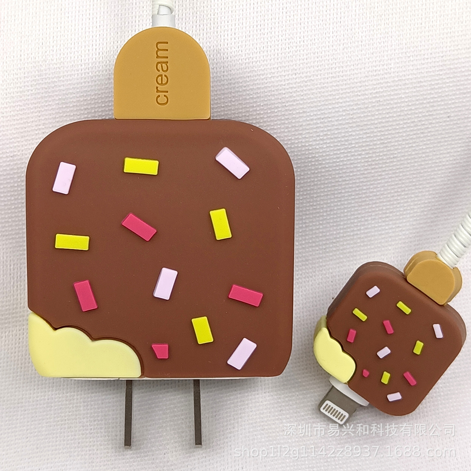 Aplicable Apple 18W / 20W cargador de cabeza de cubierta cargador de cubierta de cable de datos cubierta de 4 piezas al por mayor