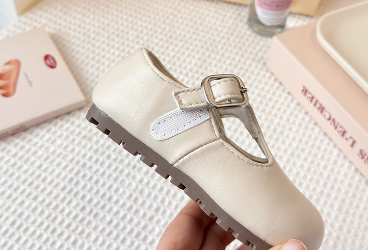 Chaussures mary jane en cuir élégantes pour filles printemps_voghion.com