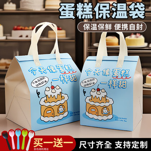 Cake Insulation Bag Takeaway Birthday 4/6/8/ 10inch Pack Disposable Thickeneded Satchel Refrigerated Bag Box