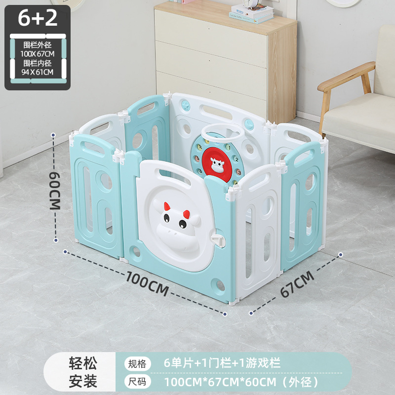 Youxue valla de protección infantil valla de juego para bebés valla plegable para pisos domésticos interiores para niños pequeños al por mayor