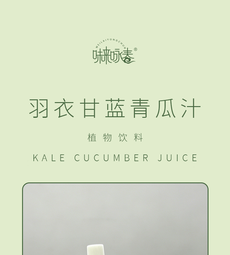 Kale Cucumber Juice Concentrate 100ml Spout Pouch Plant Based Fruit Vegetable Drink After Meal overview