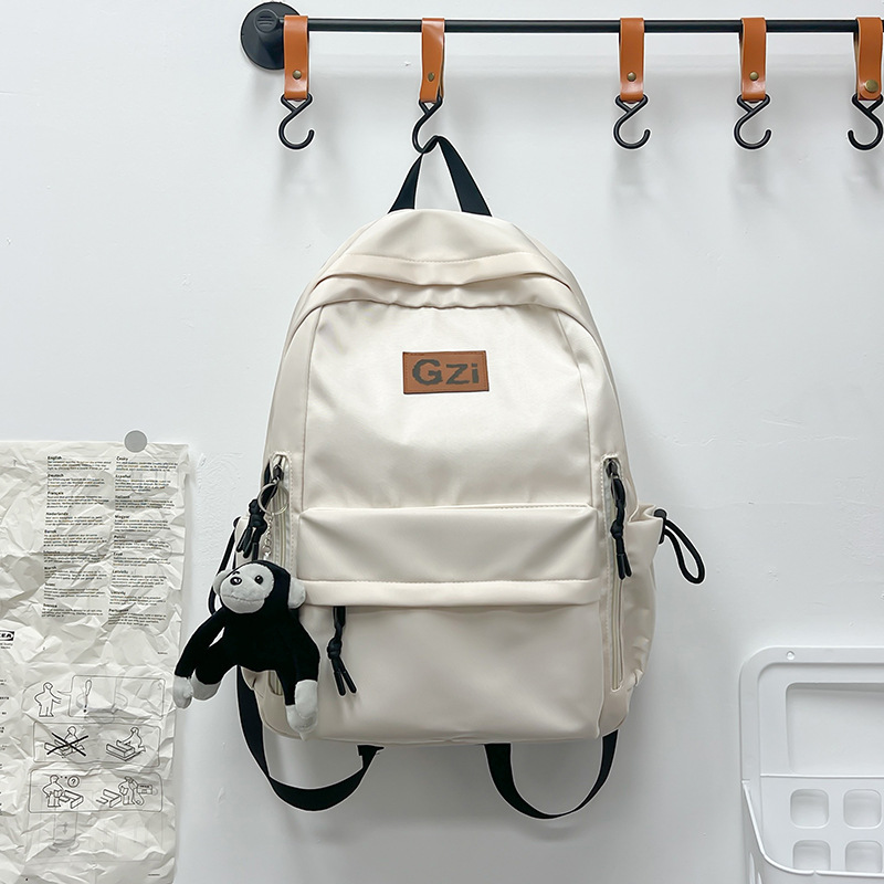 Mochila de la escuela secundaria de las niñas mochila para estudiantes universitarios de gran capacidad bolso casual de moda de los hombres de moda mochila de estilo coreano