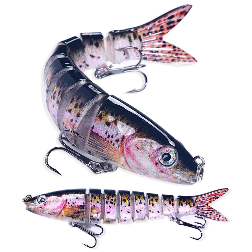 Nuevo Luya cebo multi-Sección de pescado 16 colores 13cm 18g biónico multi-Sección de cebo duro Comercio exterior Luya pesca cebo falso