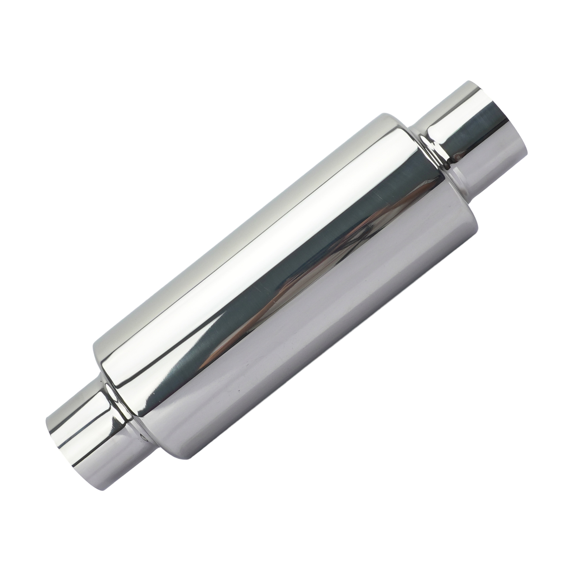 Silencer Direct Exhaust Bright Silver Decorative Silencer Universal Car Stainless Steel Exhaust Pipe Modification Parts Cross-Border