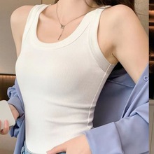 夏装新款高档纯棉背心女吊带内搭打底衫可外穿洋气春秋百搭上衣服