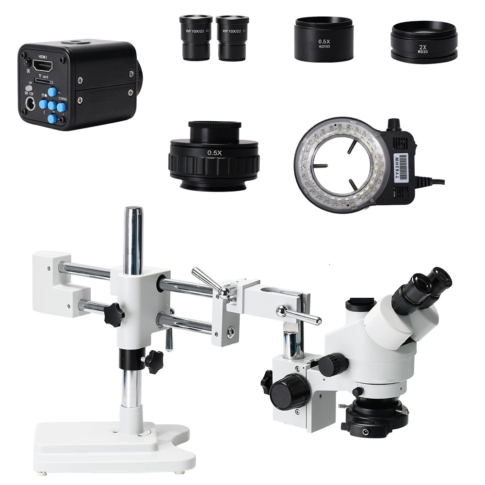 3,5-90 раз истинный трехглазый микроскоп двухрычажный Универсальный Ремонт мобильных телефонов увеличительное стекло море о бесплатной доставке