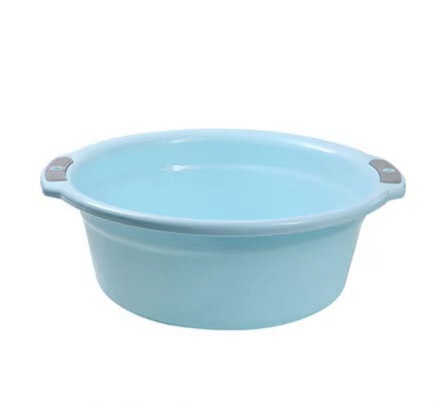 Household washbasin thickened adult plastic laundry basin double ears non-slip adult laundry basin foot basin wholesale