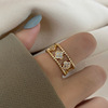 Tide, retro one size universal ring, Japanese and Korean, European style, internet celebrity, simple and elegant design