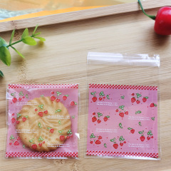 Baking food packaging bags, cookies, candy, snowflake snacks, small gift bags, transparent handmade soap, self-adhesive bags 7*7