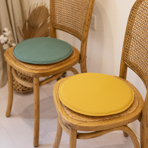 Baby round stool cushion fabric thin sponge pad round chair cushion high stool bar stool small stool chair cover