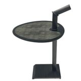 Maigu Modern Modern Modern Modern Minimalist Daily Casual Coffee Lafe с металлическими кожаными столешницами в гостиной отеля