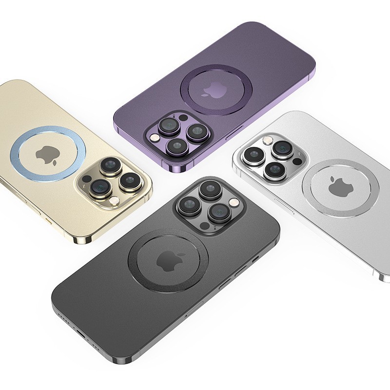 magsafe applicable mobile phone magnetic film wireless charger stickers round charging stickers iPhone15 metal magnetic