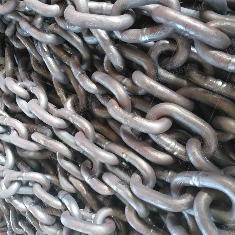 刮板输送机链条锰钢起重链条矿车三环链矿用圆环链条强度高