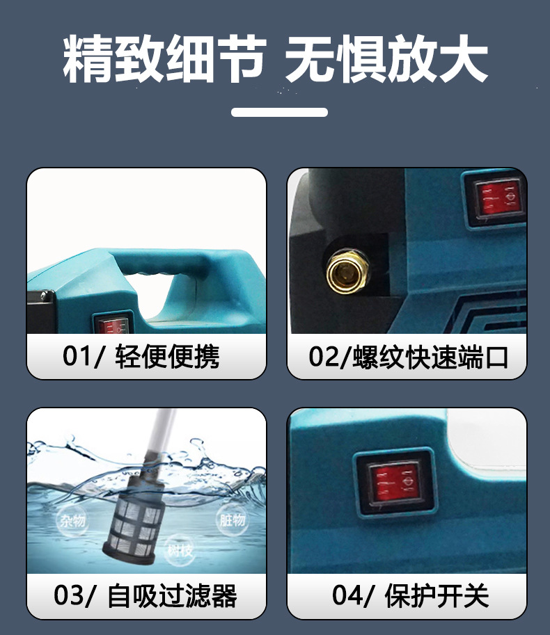 High Pressure Car Washer F4-220v 3200W