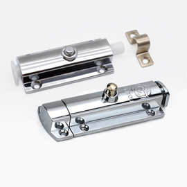 锌合金自弹插销 HFY带按钮插销设备插销 弹簧自动弹力插销门锁