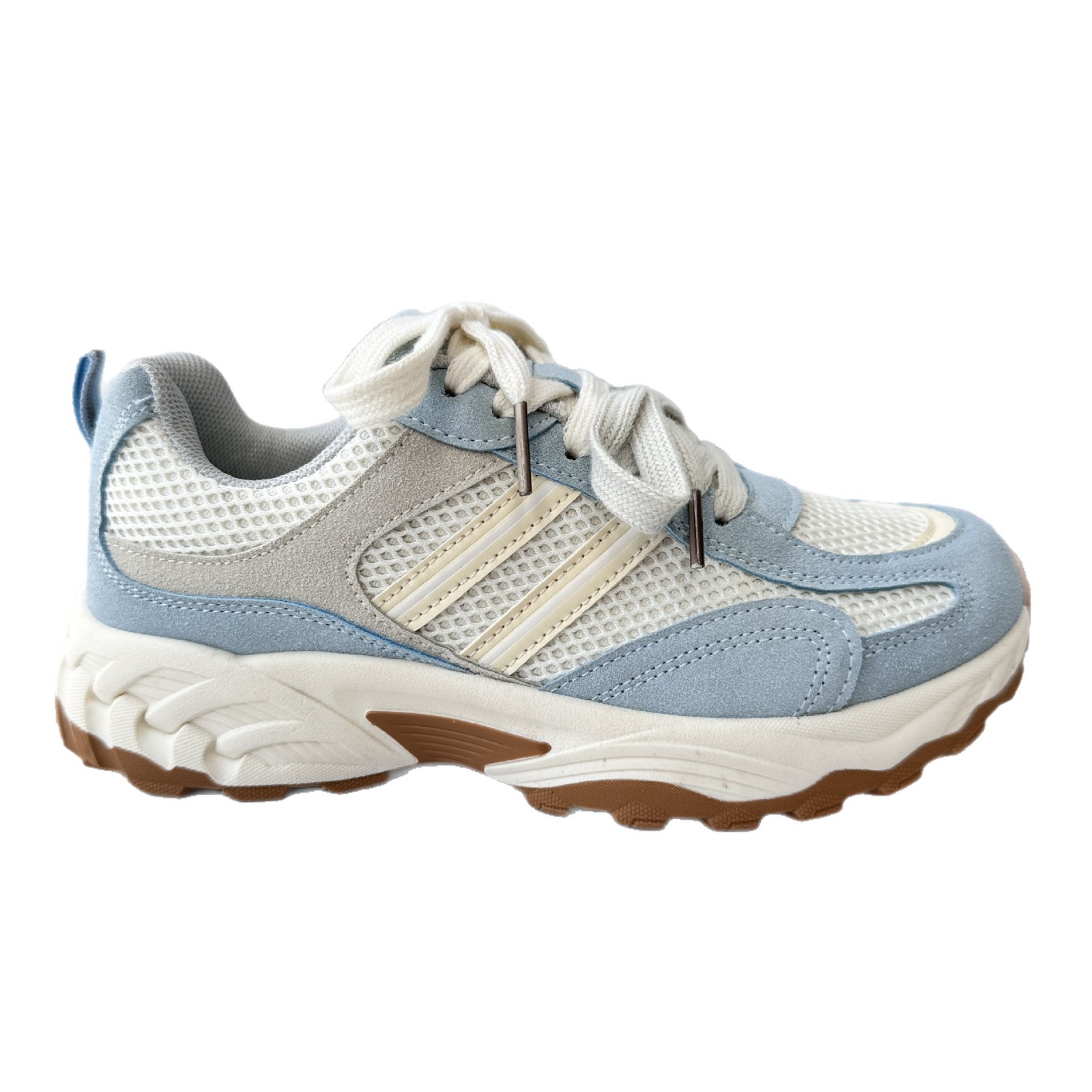 Zapatos deportivos y casuales de ondas distantes para niños y niñas en otoño de 2025 nuevos tipos de explosión, todos los tipos de zapatos de skate de suela gruesa ligera para padres