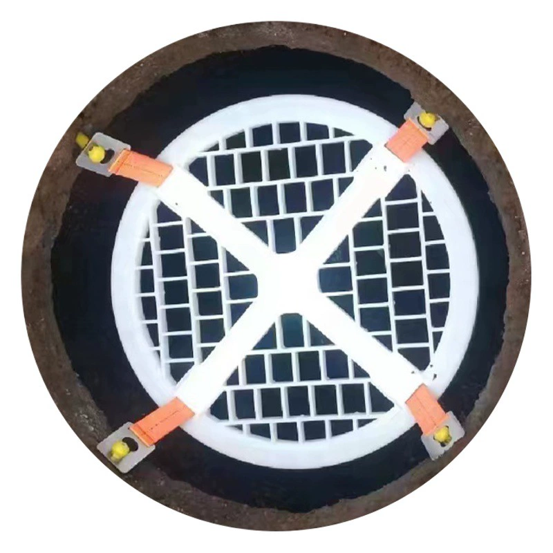 Пластиковые анти-падение сетки с железной цепью осмотр крюка крышка люка Анти-падение устройства высокая прочность висит анти-падение сетка